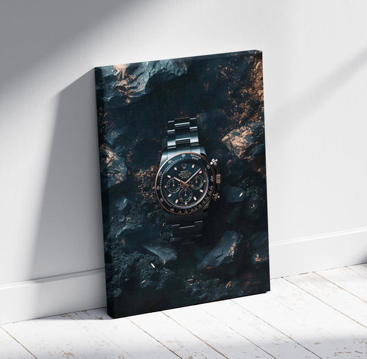 Midnight Timepiece Canvas