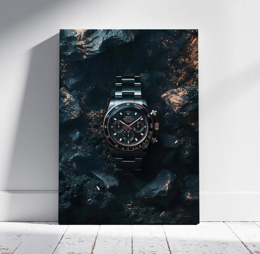 Midnight Timepiece Canvas
