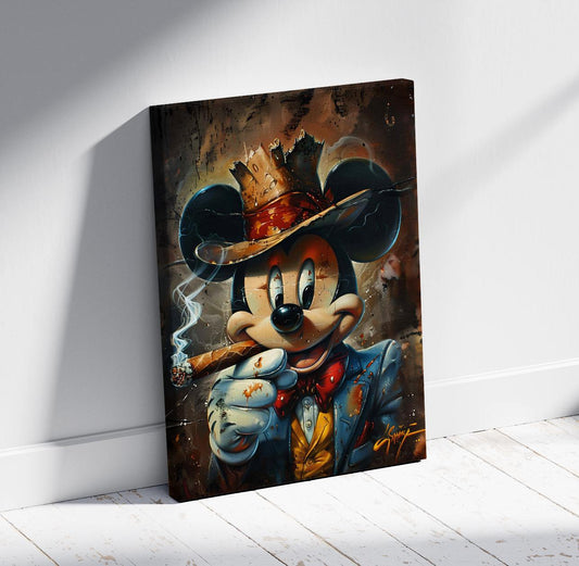 Gangster Mickey Wall Art