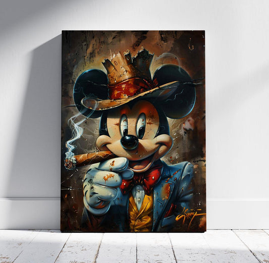 Gangster Mickey Wall Art