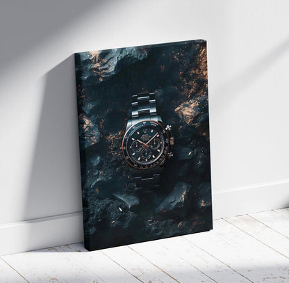Midnight Timepiece Canvas