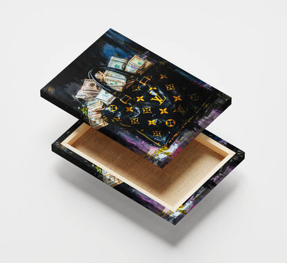 LV Bag of Money Canvas
